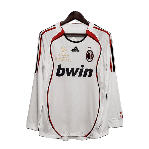 AC Milan Retro 06/07 Manga larga Visitante - CAMISETAS4ALL