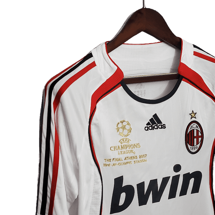 AC Milan Retro 06/07 Manga larga Visitante - CAMISETAS4ALL