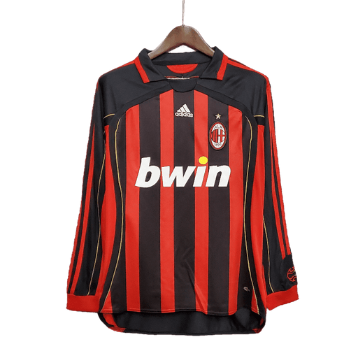 AC Milan Retro 06/07 Manga larga Local - CAMISETAS4ALL