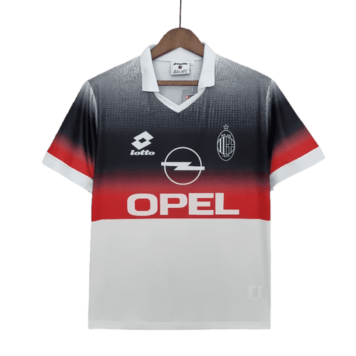 AC Milan Retro 1995/96 Entrenamiento Traje Negro & Blanco - CAMISETAS4ALL