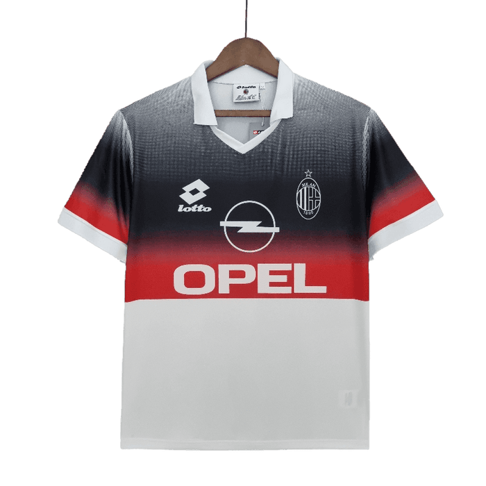 AC Milan Retro 1995/96 Entrenamiento Traje Negro & Blanco - CAMISETAS4ALL