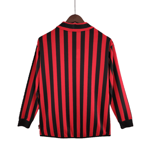 AC Milan Retro 1999/2000 Manga larga Local - CAMISETAS4ALL