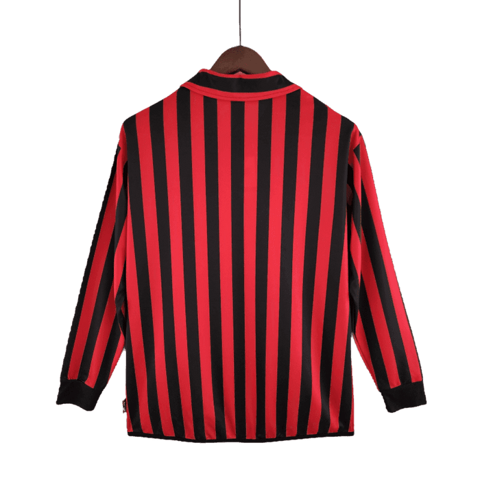 AC Milan Retro 1999/2000 Manga larga Local - CAMISETAS4ALL