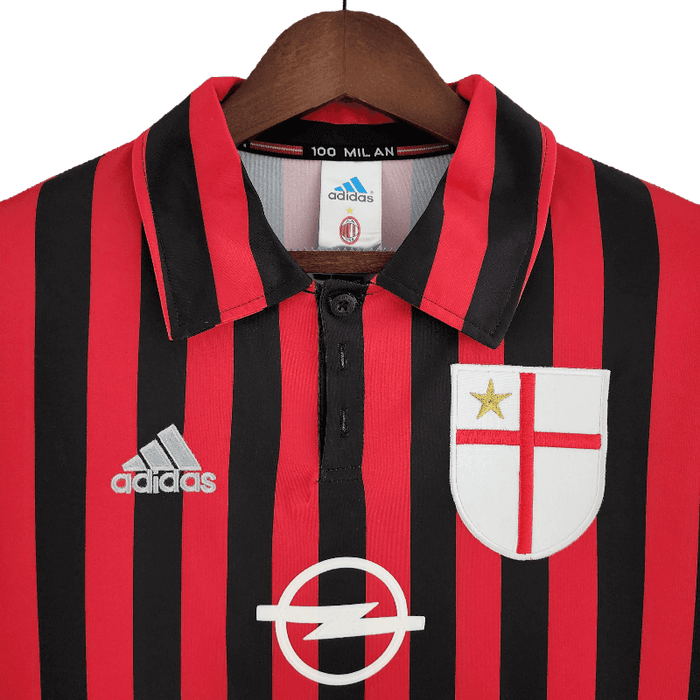 AC Milan Retro 1999/2000 Manga larga Local - CAMISETAS4ALL