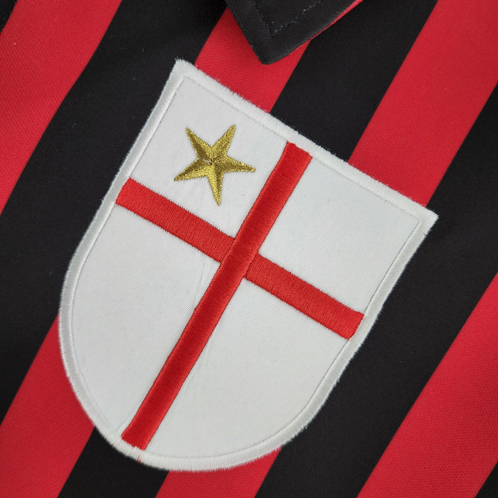 AC Milan Retro 1999/2000 Manga larga Local - CAMISETAS4ALL