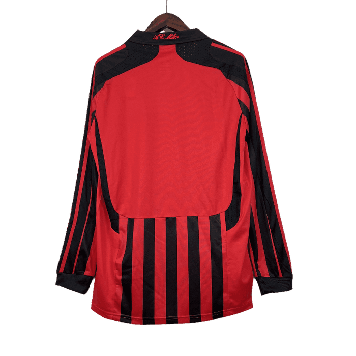 AC Milan Retro 2007/08 Manga larga Local - CAMISETAS4ALL