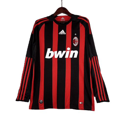 AC Milan Retro 2008/09 Manga larga Local - CAMISETAS4ALL