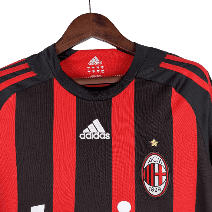 AC Milan Retro 2008/09 Manga larga Local - CAMISETAS4ALL