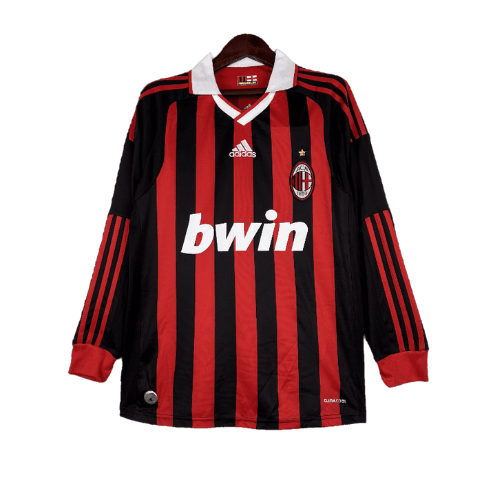 AC Milan Retro 2009/10 Manga larga Local - CAMISETAS4ALL