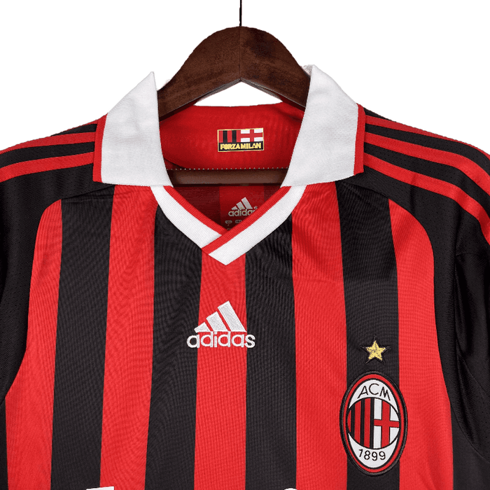 AC Milan Retro 2009/10 Manga larga Local - CAMISETAS4ALL