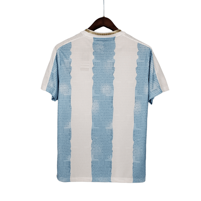 Argentina 2021 Commemorative Edition Blanco Azul - CAMISETAS4ALL