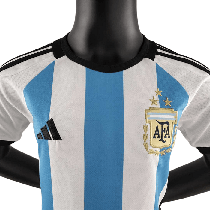 Argentina 2022 NIÑOS 3 Estrella Local - CAMISETAS4ALL