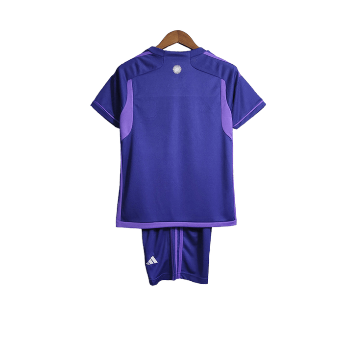 Argentina 2022 NIÑOS 3 Estrellas Visitante - CAMISETAS4ALL