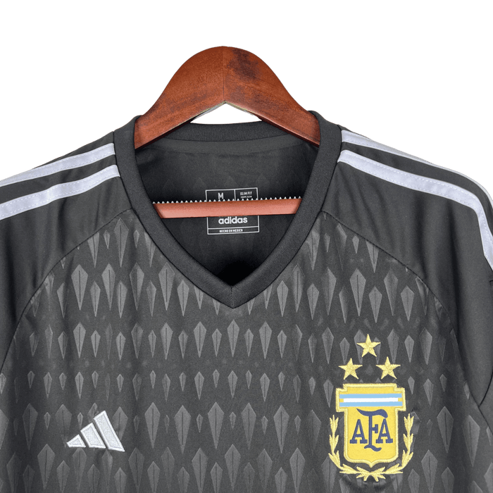 Argentina 2023 Manga larga Portero Negro - CAMISETAS4ALL