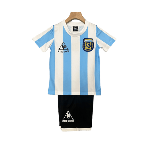 Argentina Rétro 1986 NIÑOS Local - CAMISETAS4ALL