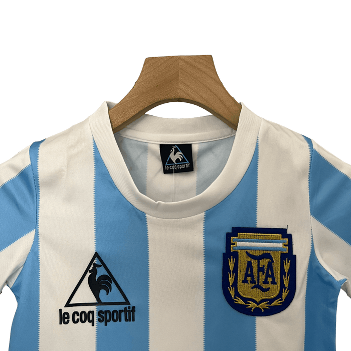 Argentina Rétro 1986 NIÑOS Local - CAMISETAS4ALL