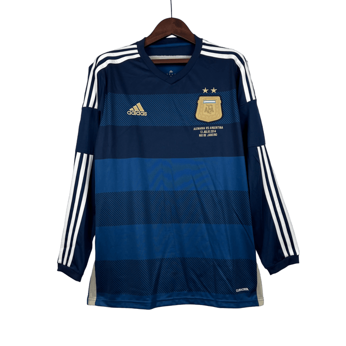 Argentina Retro 2014 Manga larga Visitante - CAMISETAS4ALL