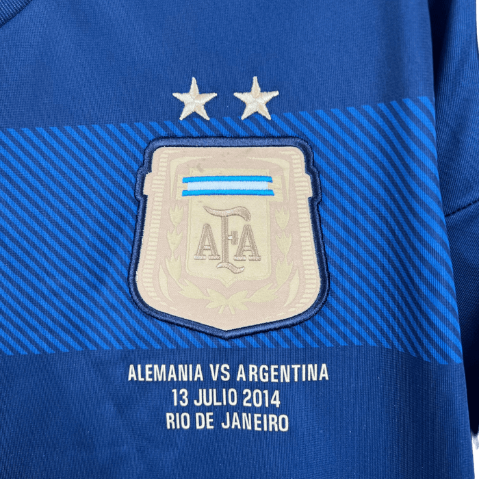 Argentina Retro 2014 Manga larga Visitante - CAMISETAS4ALL