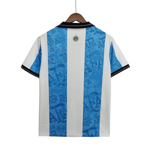 Argentina Retro 2022 Commemorative Edition Blanco Azul - CAMISETAS4ALL