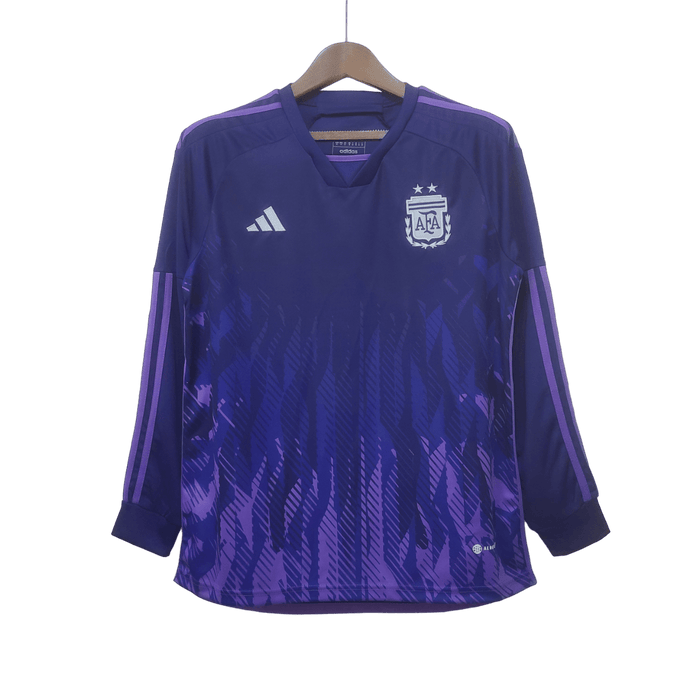 Argentina Retro 2022 Manga larga Visitante - CAMISETAS4ALL