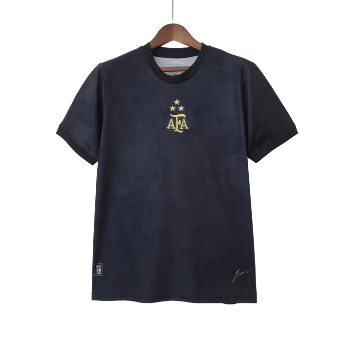 Argentina Retro 2022 Edición Especial Negro - CAMISETAS4ALL