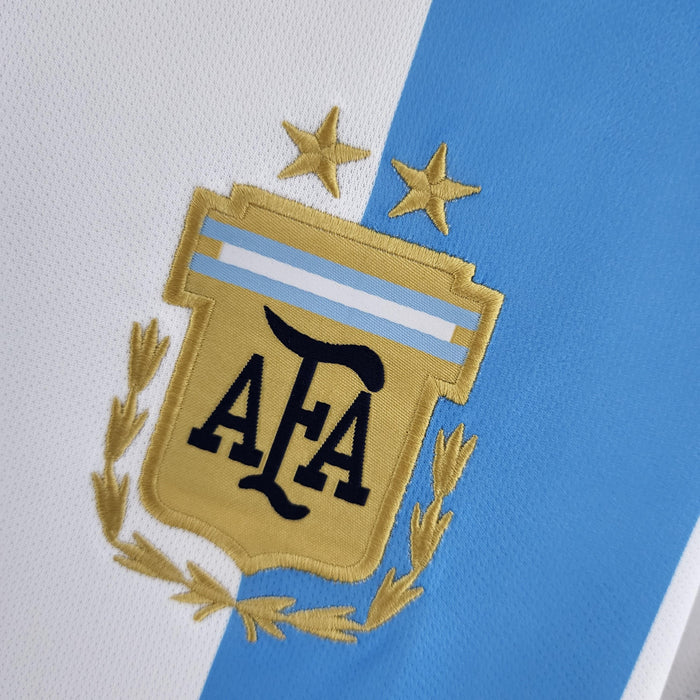 Argentina Retro 2022 de mujer Local - CAMISETAS4ALL