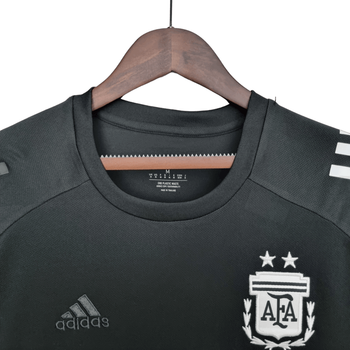 Argentina Retro Entrenamiento Traje Negro - CAMISETAS4ALL