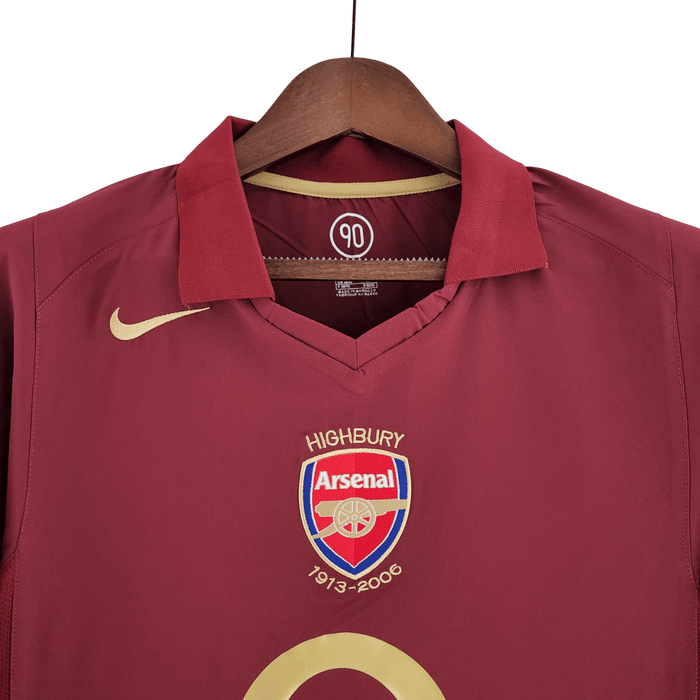 Arsenal Retro 05/06 Manga larga home - CAMISETAS4ALL