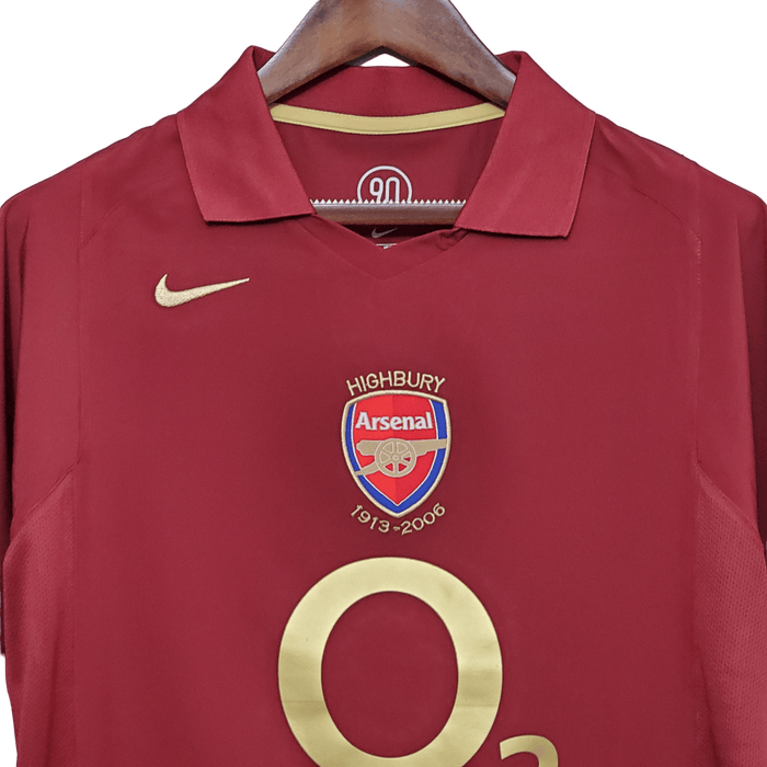 Arsenal Retro 2005/06 Arsenal Local - CAMISETAS4ALL