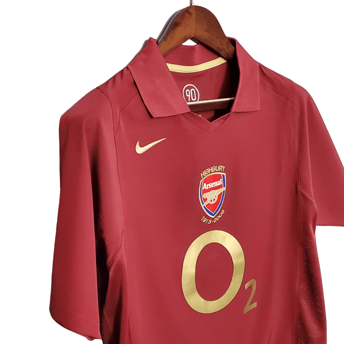 Arsenal Retro 2005/06 Arsenal Local - CAMISETAS4ALL