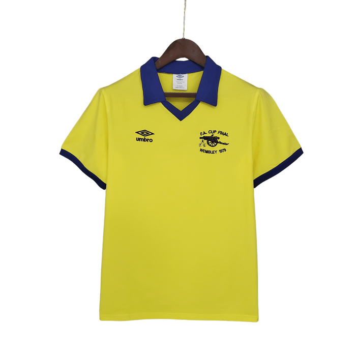 Arsenal Retro 71/79 Visitante Yellow - CAMISETAS4ALL