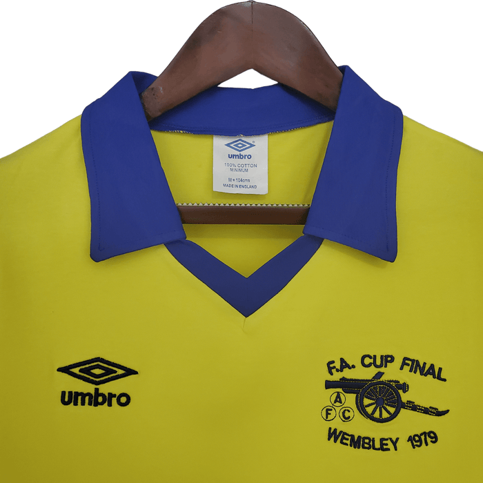 Arsenal Retro 71/79 Visitante Yellow - CAMISETAS4ALL