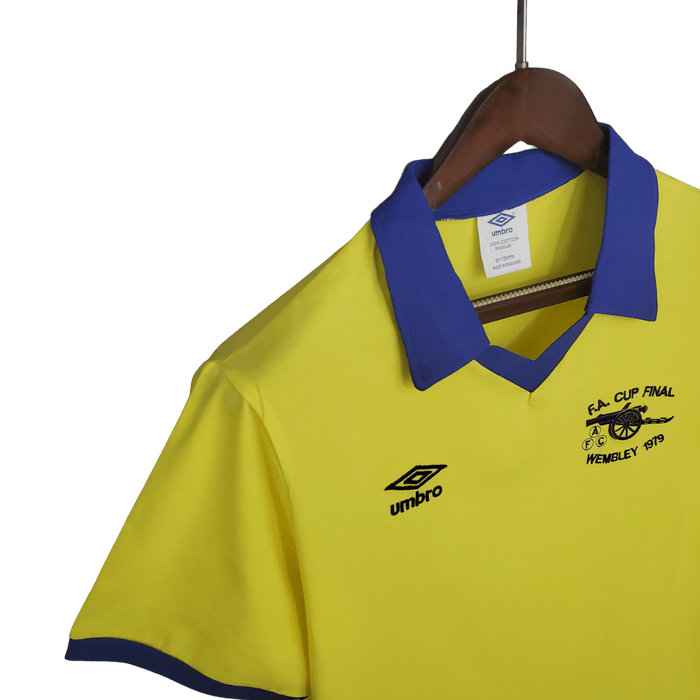 Arsenal Retro 71/79 Visitante Yellow - CAMISETAS4ALL