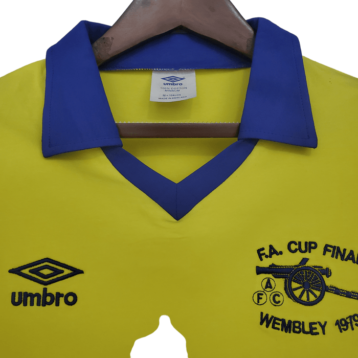 Arsenal Retro 71/79 long sleeve away yellow - CAMISETAS4ALL