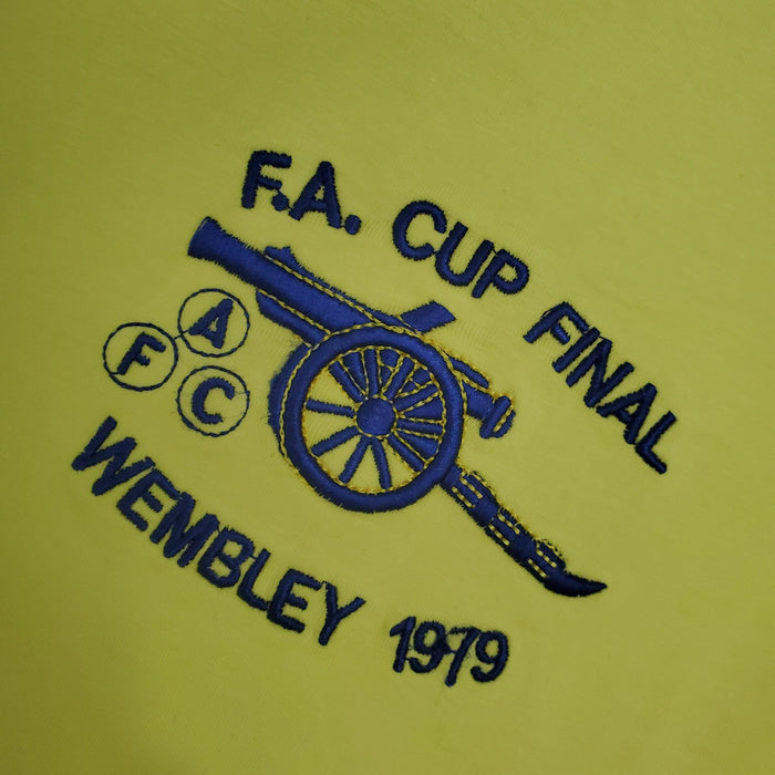 Arsenal Retro 71/79 long sleeve away yellow - CAMISETAS4ALL