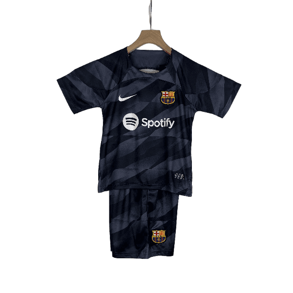 Barcelona 23/24 NIÑOS Portero Negro - CAMISETAS4ALL