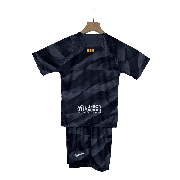 Barcelona 23/24 NIÑOS Portero Negro - CAMISETAS4ALL