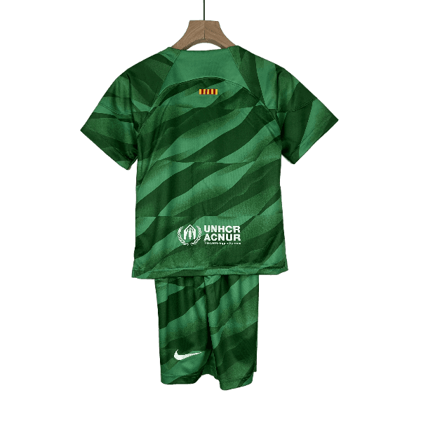 Barcelona 23/24 NIÑOS Portero Verde - CAMISETAS4ALL