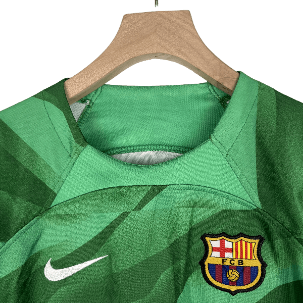 Barcelona 23/24 NIÑOS Portero Verde - CAMISETAS4ALL