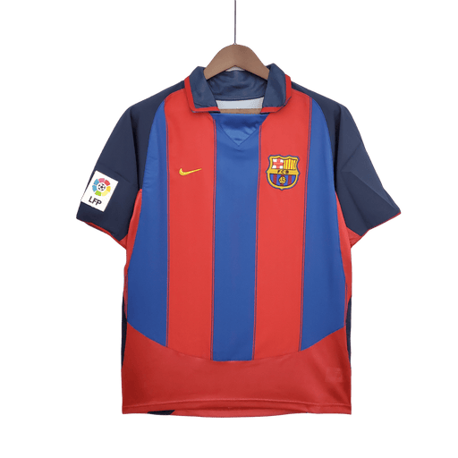 Barcelona Retro 03/04 Local - CAMISETAS4ALL