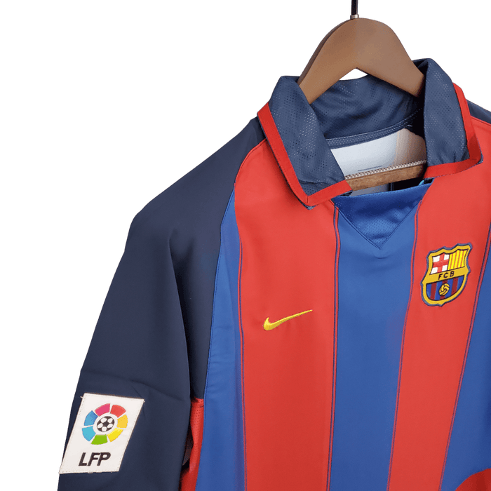 Barcelona Retro 03/04 Local - CAMISETAS4ALL