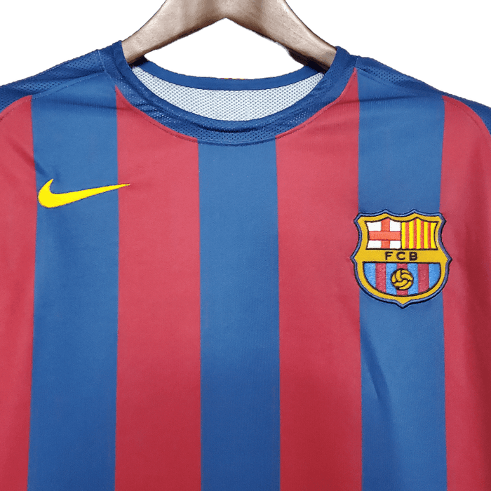 Barcelona Retro 06 UEFA Champions League Local - CAMISETAS4ALL