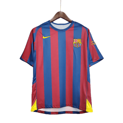 Barcelona Retro 06 UEFA Champions League Local - CAMISETAS4ALL