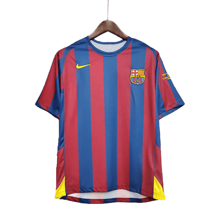 Barcelona Retro 06 UEFA Champions League Local - CAMISETAS4ALL