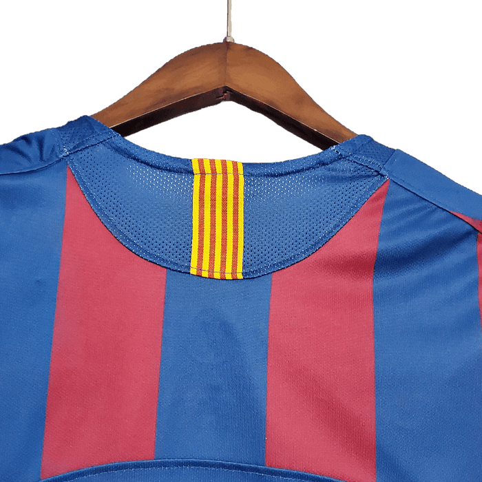 Barcelona Retro 06 UEFA Champions League Local - CAMISETAS4ALL