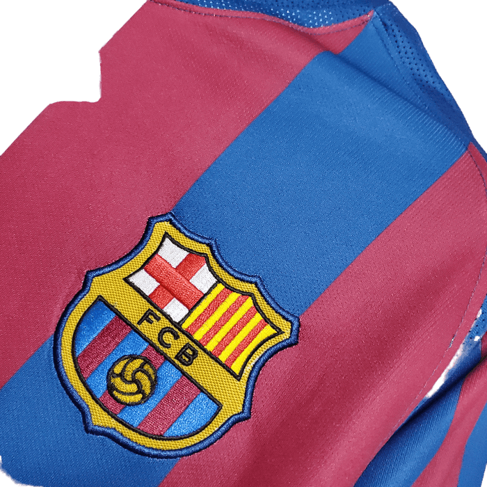 Barcelona Retro 06 UEFA Champions League Local - CAMISETAS4ALL