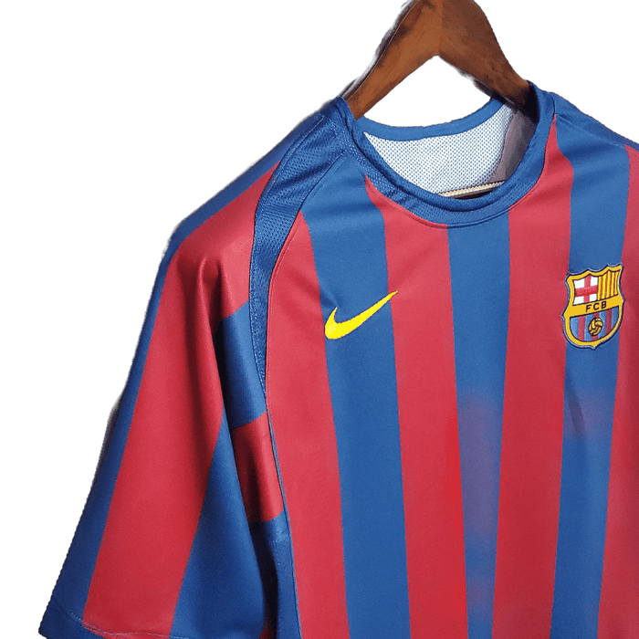 Barcelona Retro 06 UEFA Champions League Local - CAMISETAS4ALL