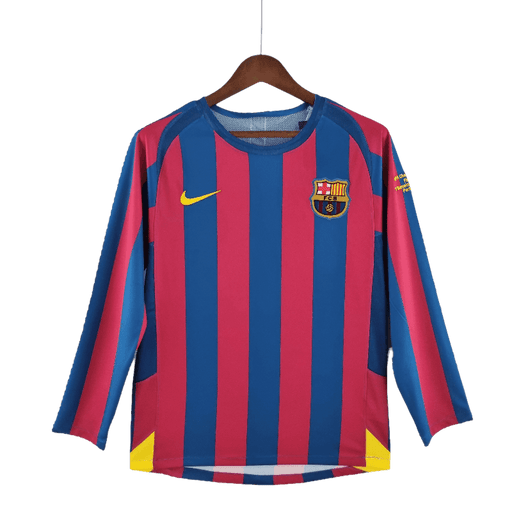 Barcelona Retro 2005/06 Manga larga Local - CAMISETAS4ALL