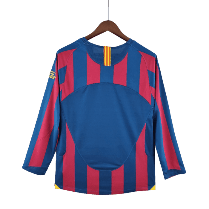 Barcelona Retro 2005/06 Manga larga Local - CAMISETAS4ALL