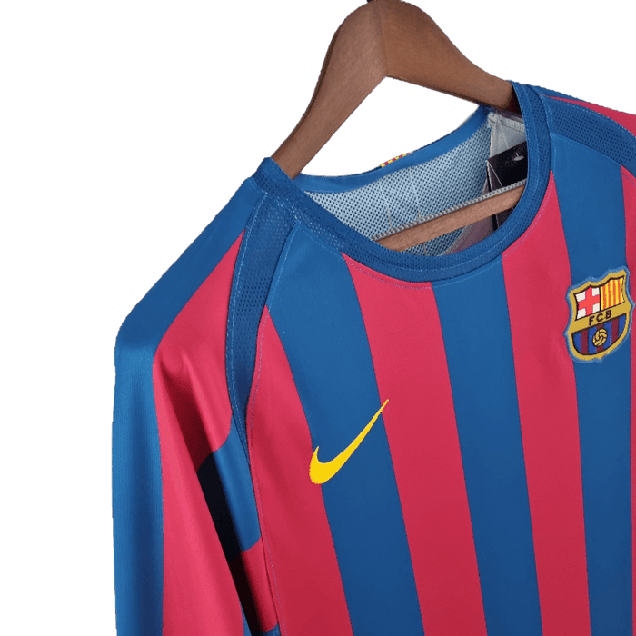 Barcelona Retro 2005/06 Manga larga Local - CAMISETAS4ALL